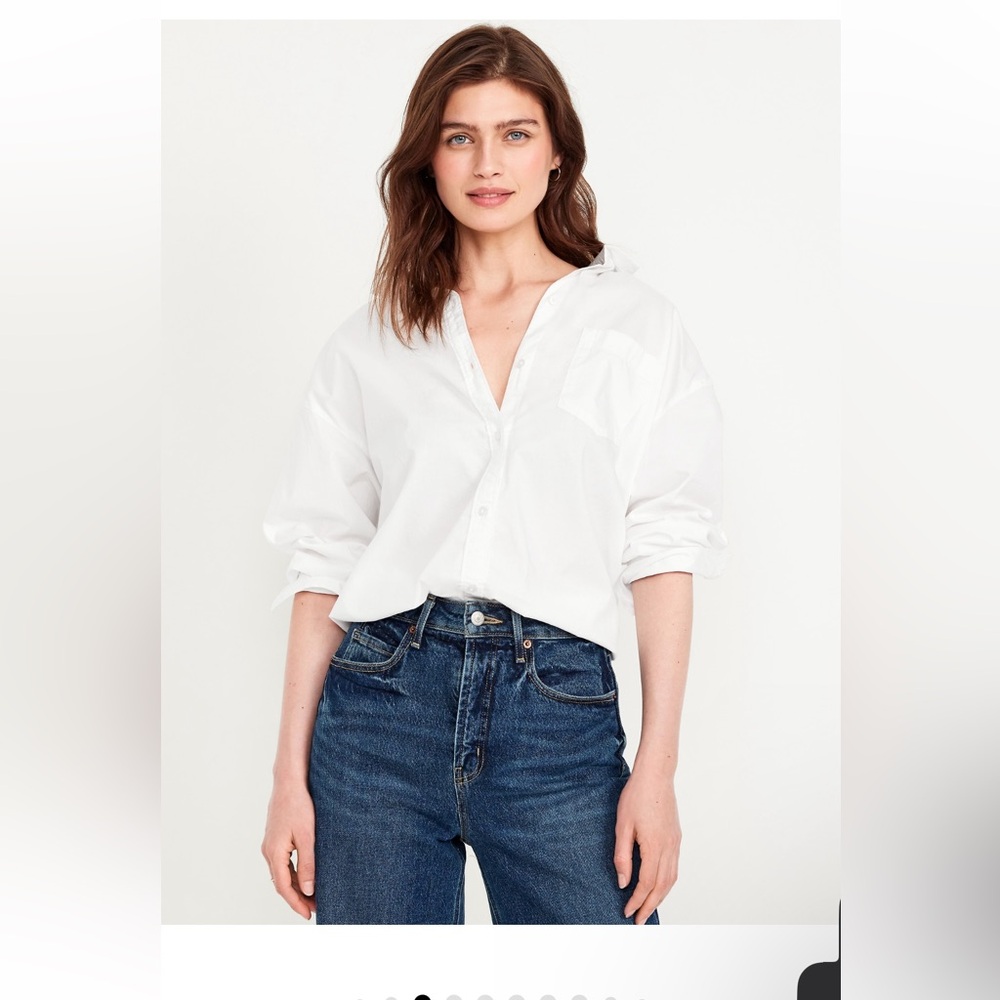Old Navy oversized button up shirt